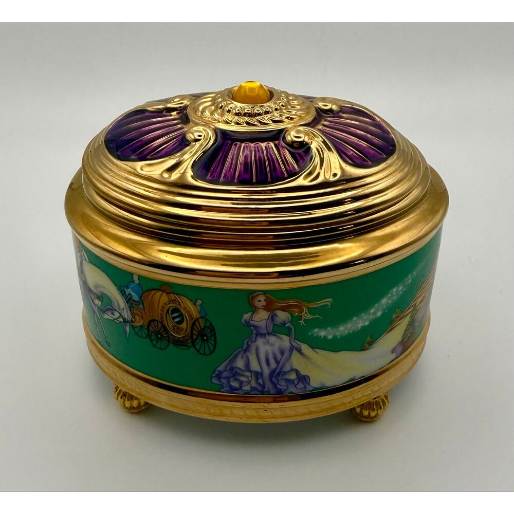 House of Fabergé Franklin Mint Cinderella Music Box